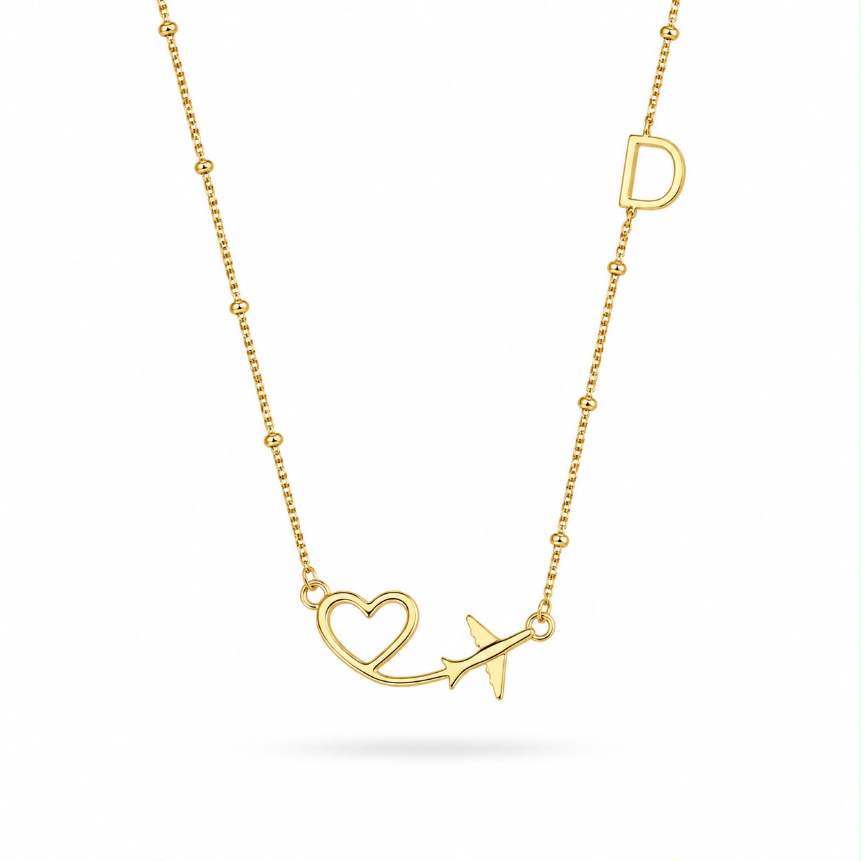 Golden Heart Neck Chain