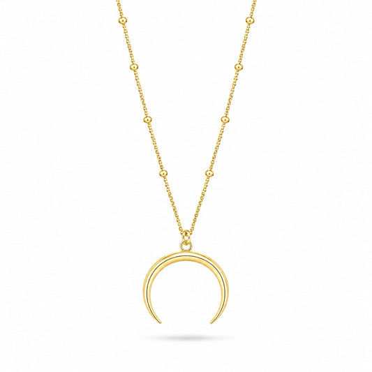 Golden Moon Neck Chain