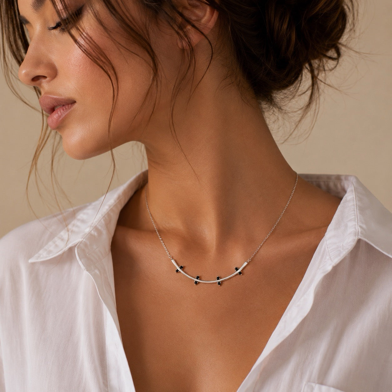 Silver Minimal Necklace