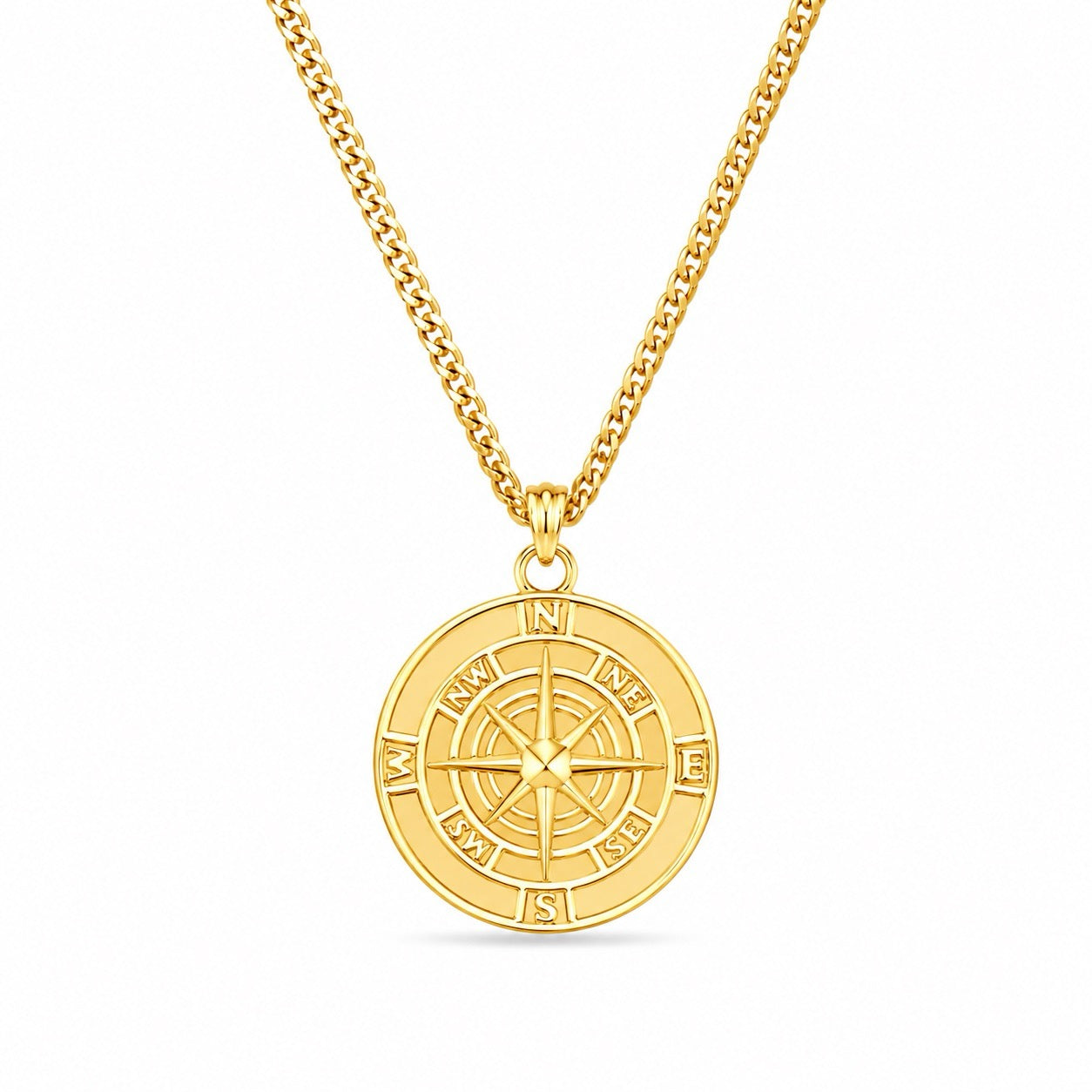 Golden Compass Necklace