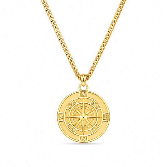 Golden Compass Necklace