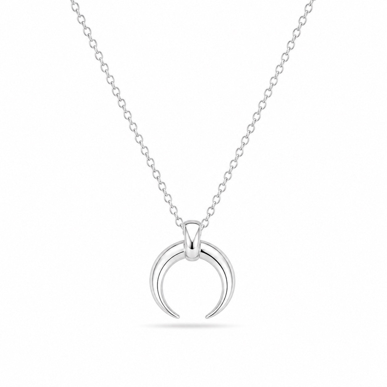 Silver Moon Necklace
