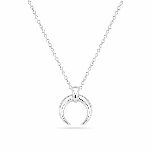Silver Moon Necklace