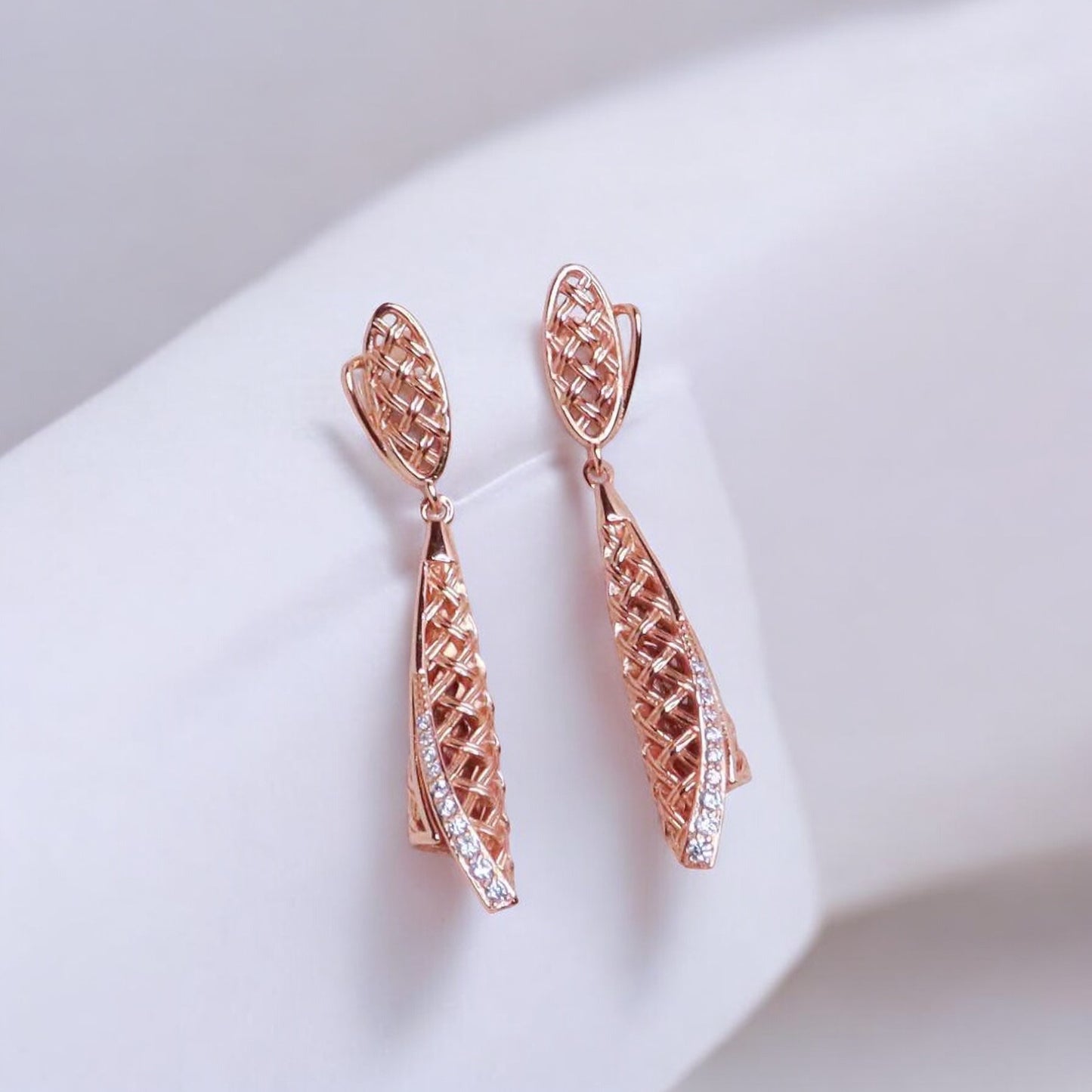 Rose Gold Earrings