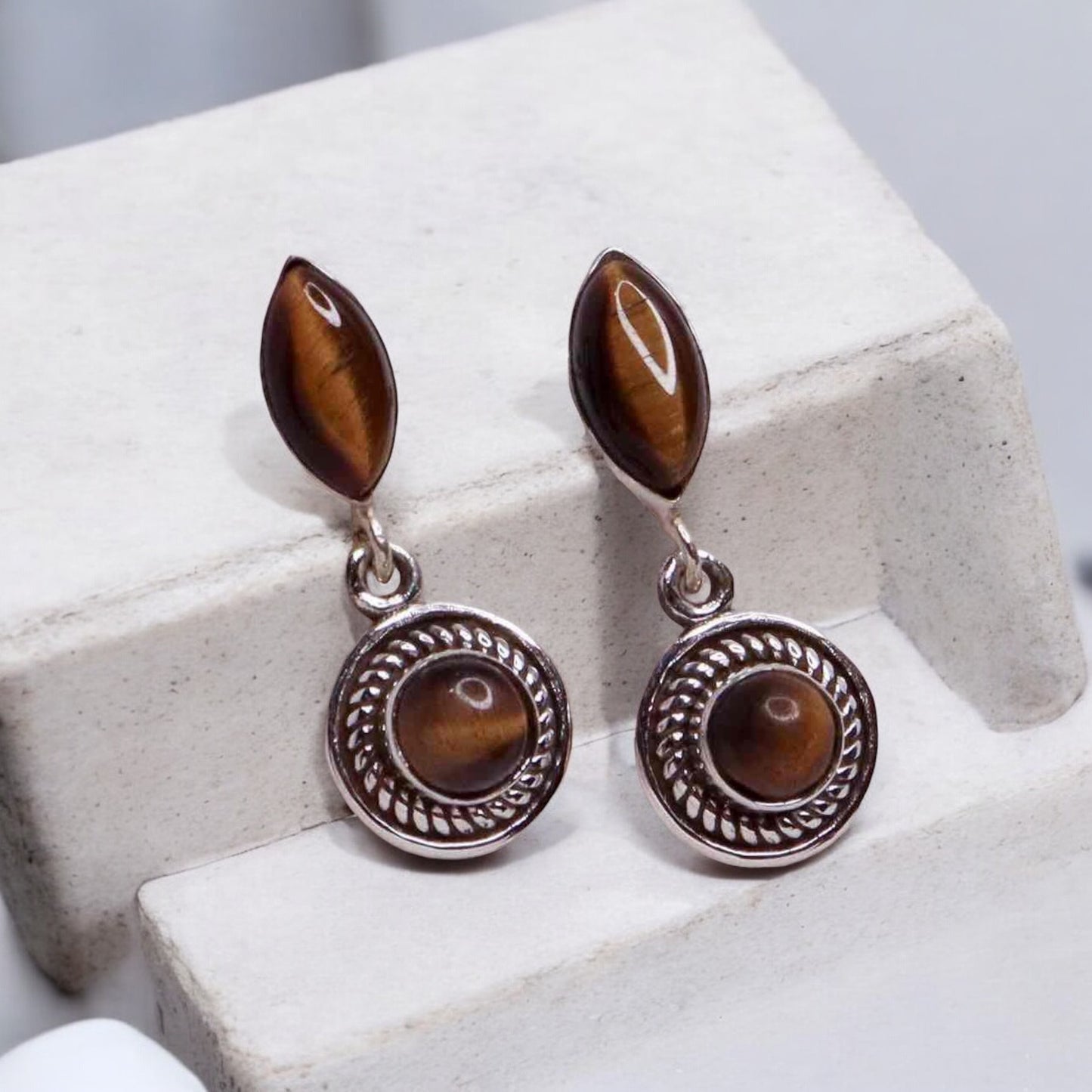 Tiger's Eye Earrings