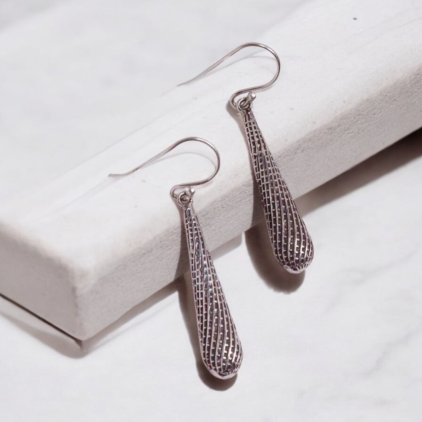 Silver Oxidised Earrings