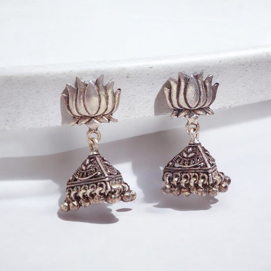 Lotus Jhumka