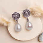 Dangling Pearl Earrings