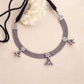 Elegant Oxidized Necklace