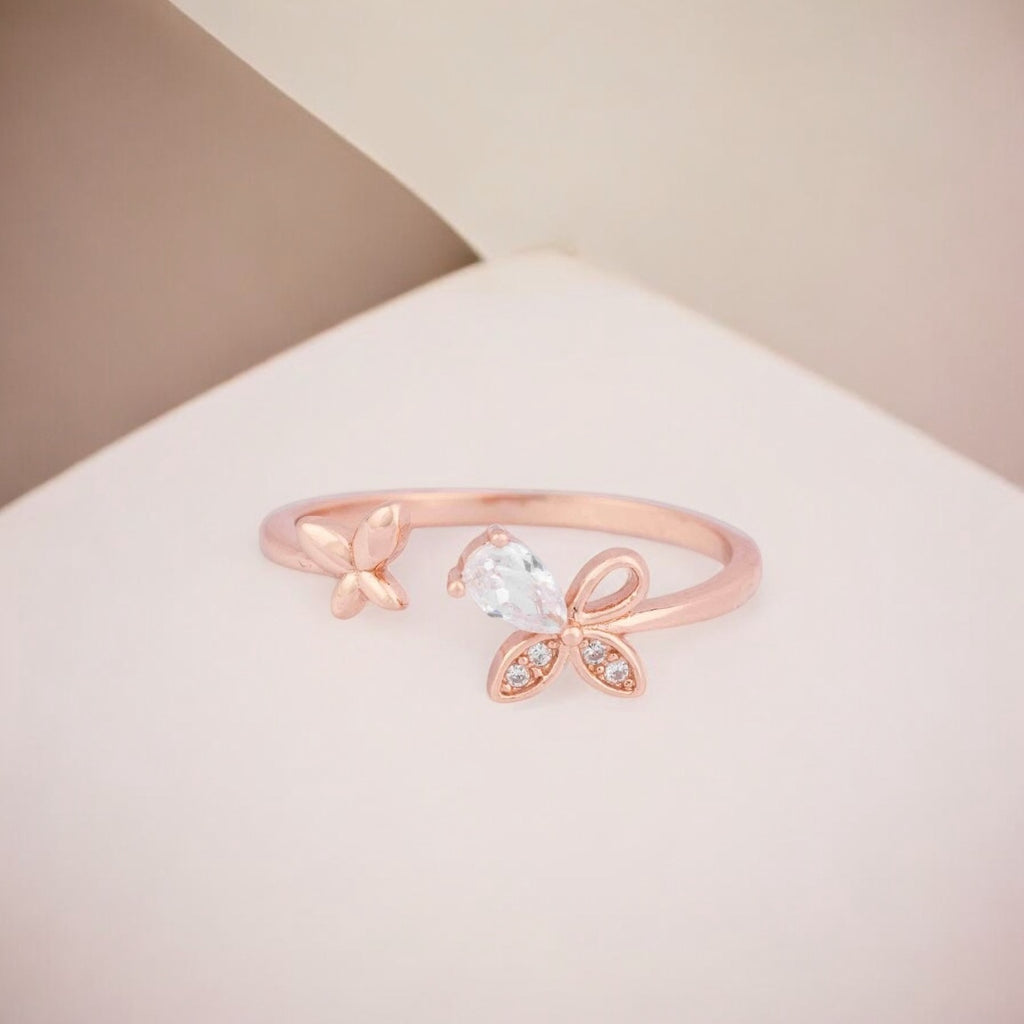 Silver Butterfly Ring
