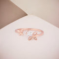 Silver Butterfly Ring