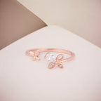 Silver Butterfly Ring
