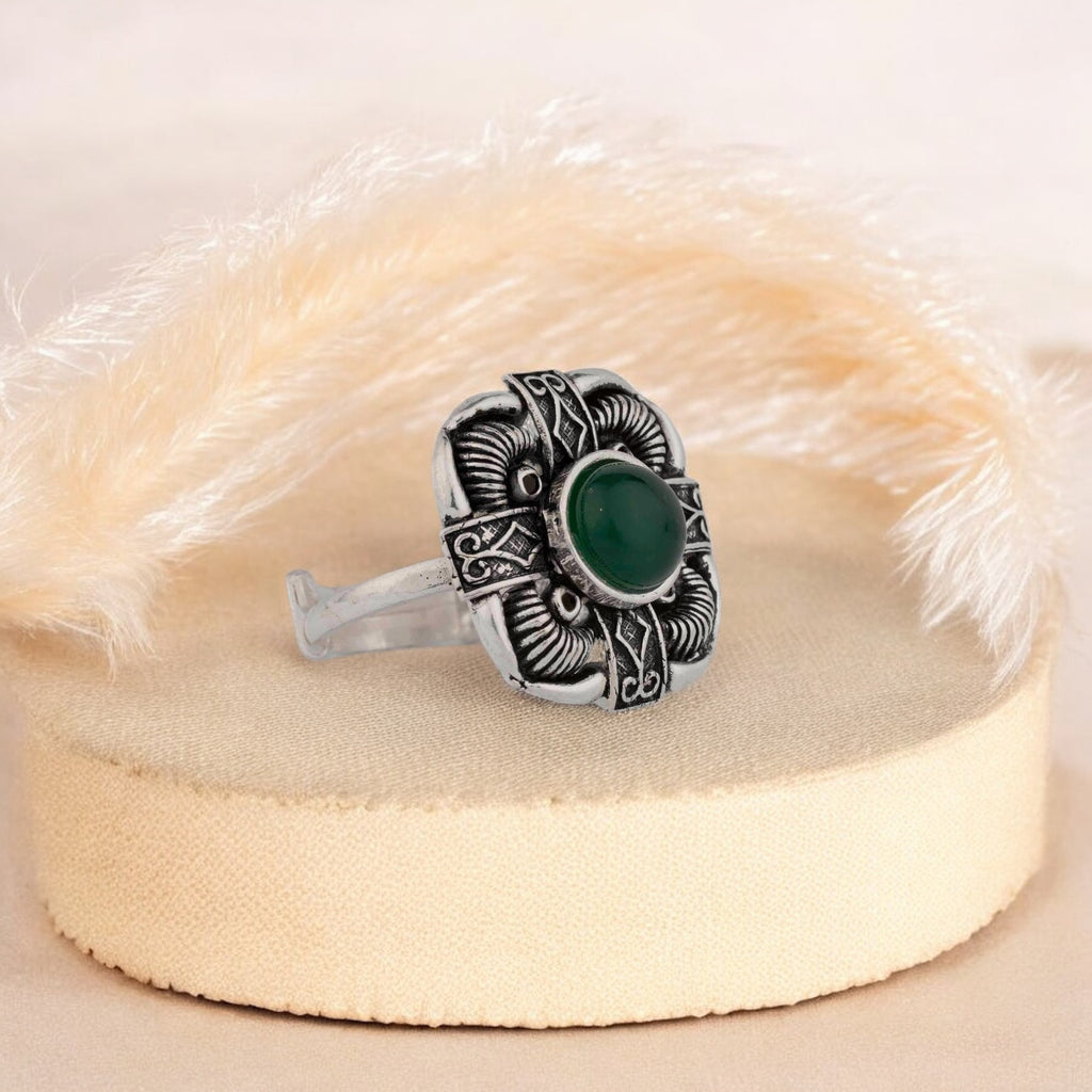 Silver Oxidized Rings