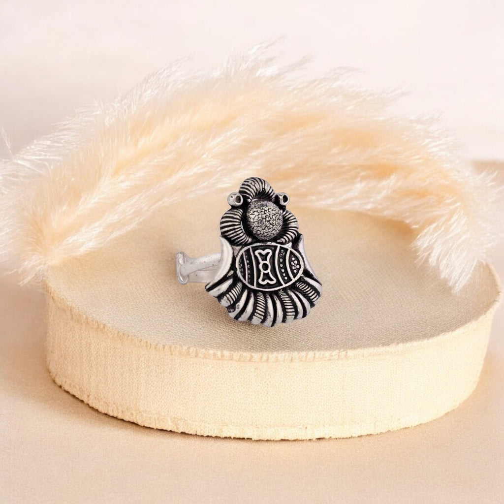 Silver Oxidized Rings
