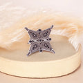 Vintage Charm: Silver Oxidised Ring