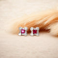 CZ Silver Studs