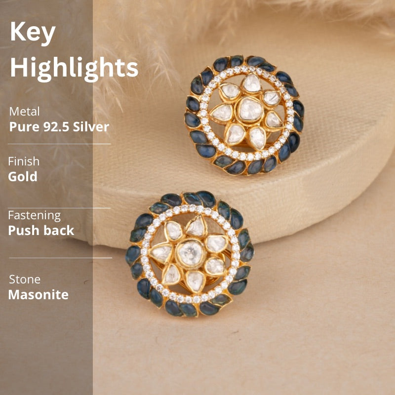 Polki Kundan Earrings