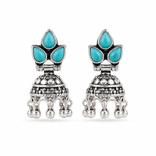 Silver Jhumka