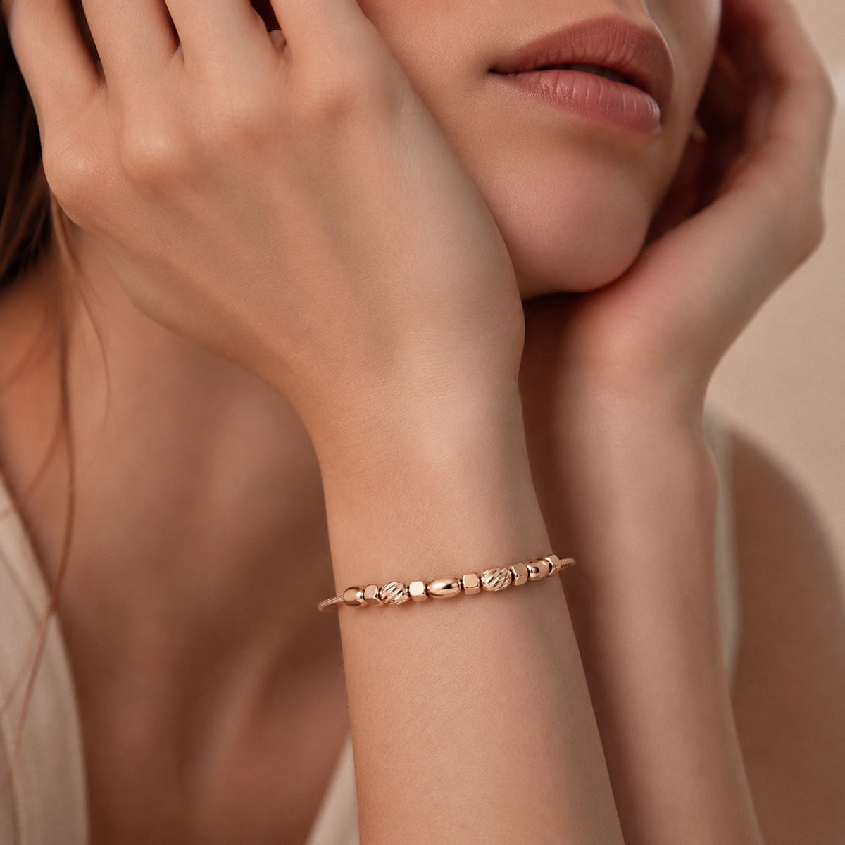 Timeless Rose Gold  Bracelet