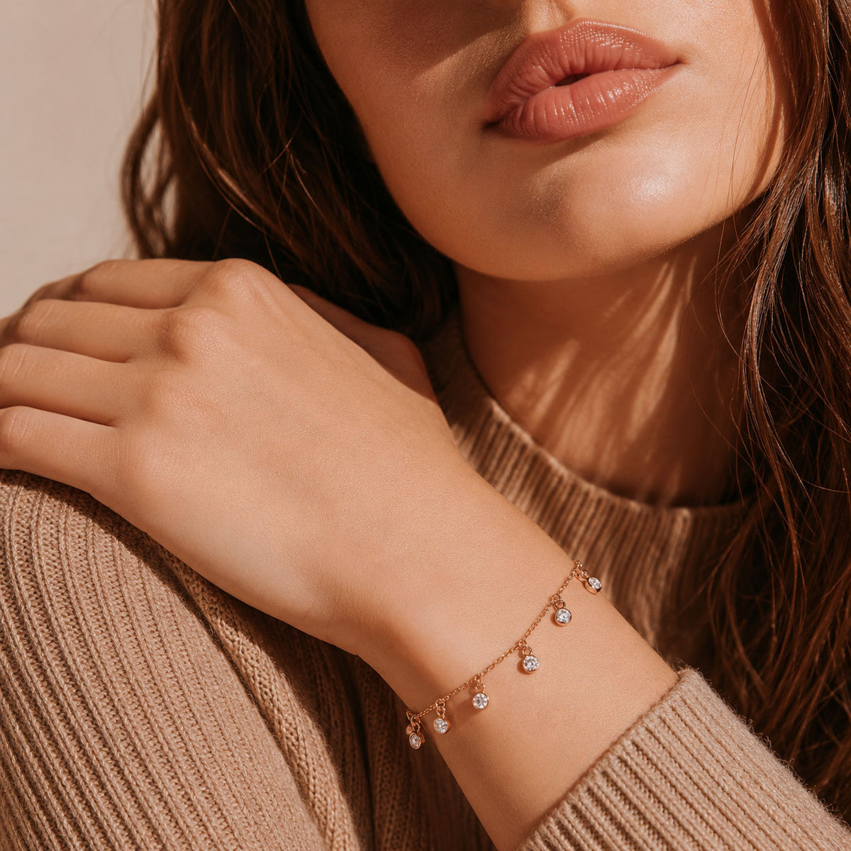 Dangling CZ Bracelet