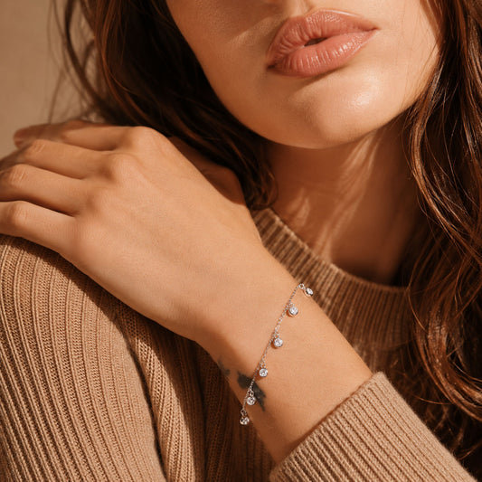 Dangling CZ Bracelet