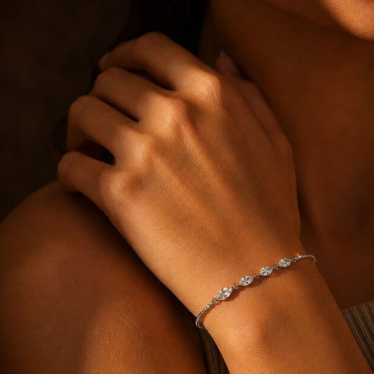 Minimal CZ Bracelet