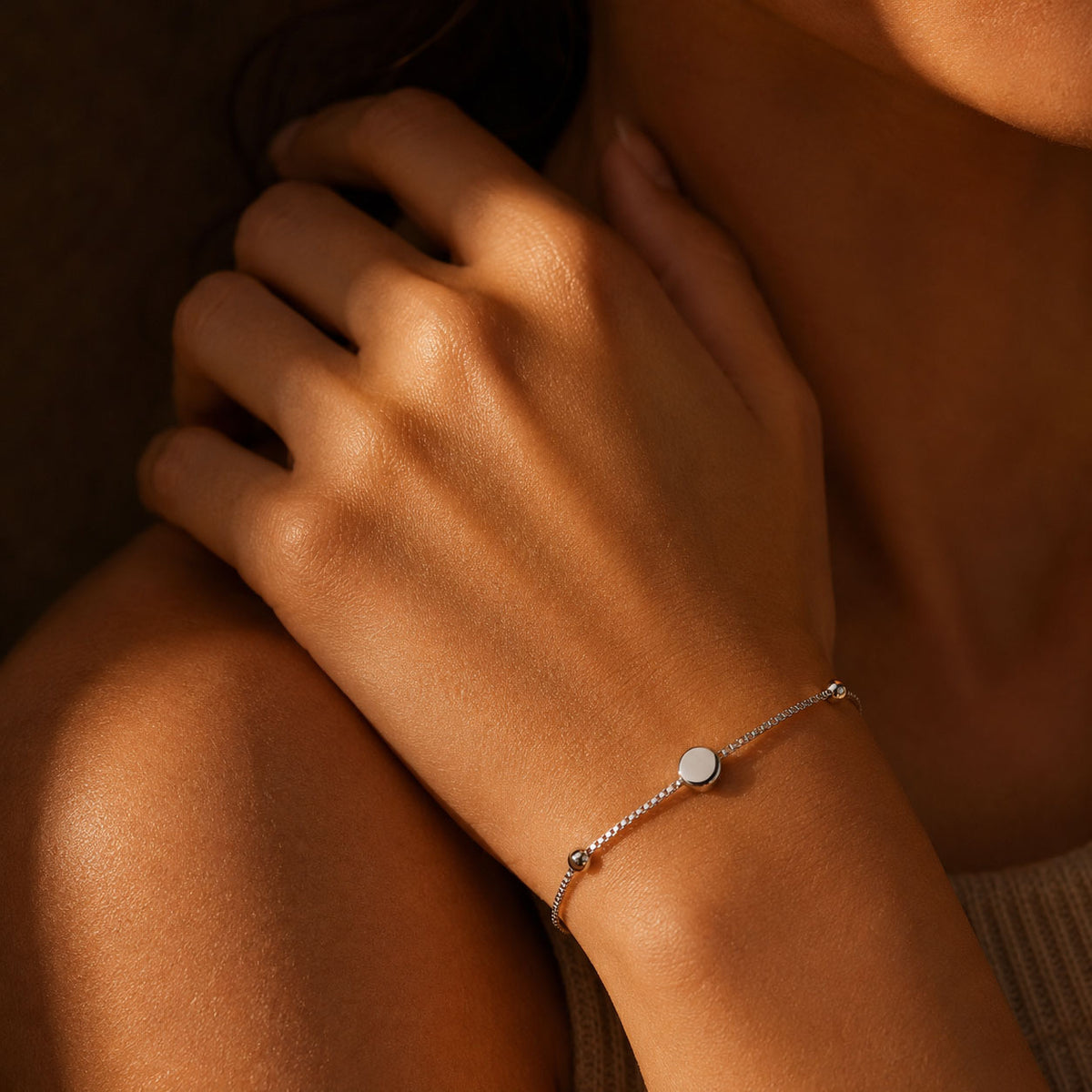 Minimal Silver Bracelet