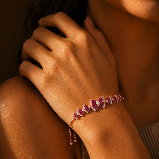 Rose Gold Butterfly  Bracelet