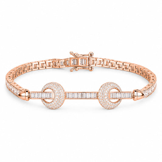 Sparking Rose Gold  Bracelet