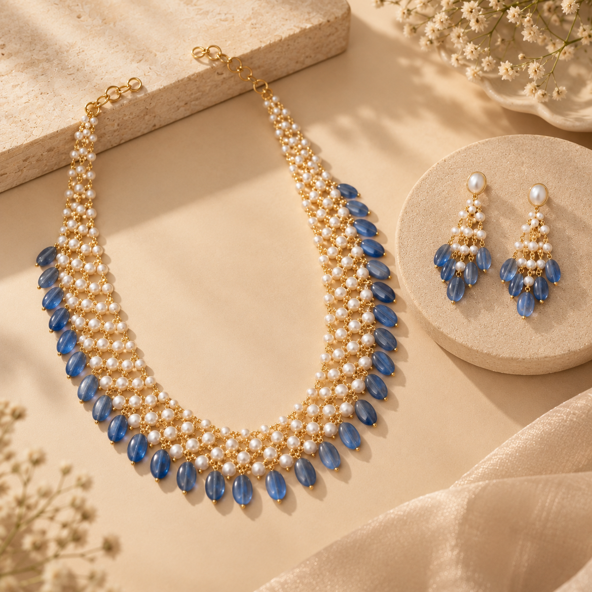 Luxe Statement Necklace & Earrings
