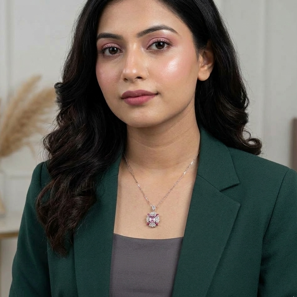 Sparkling Silver Necklace