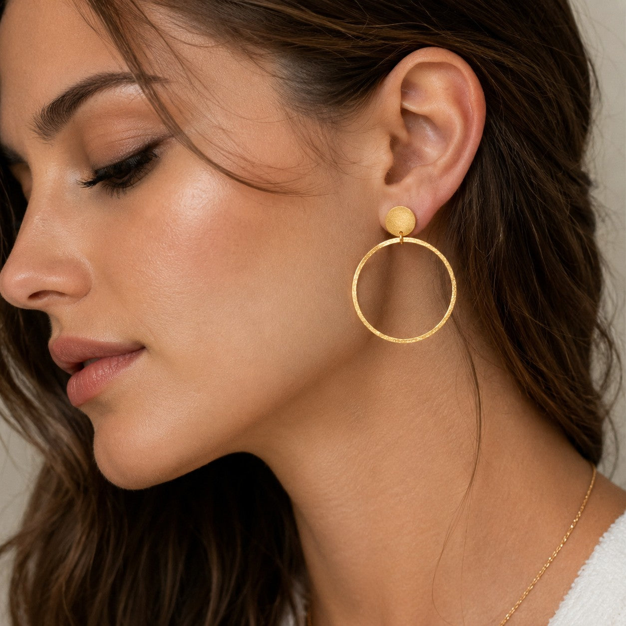 Golden Ring Earrings