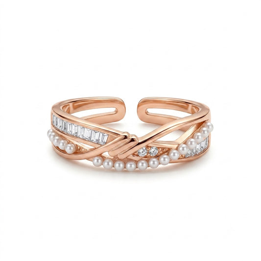 Rose Gold Rings in 925 Sterling Silver