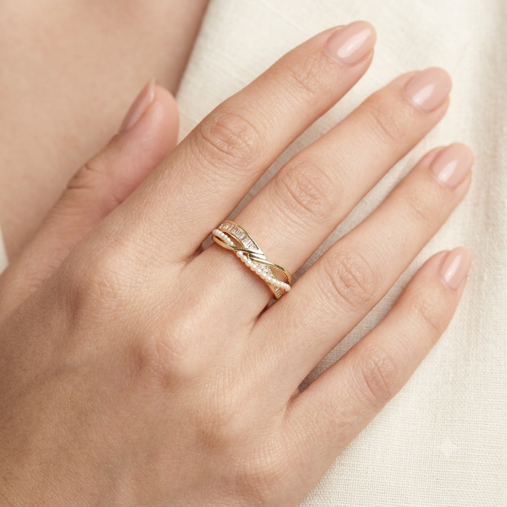 Gold Rings in 925 Sterling Silver
