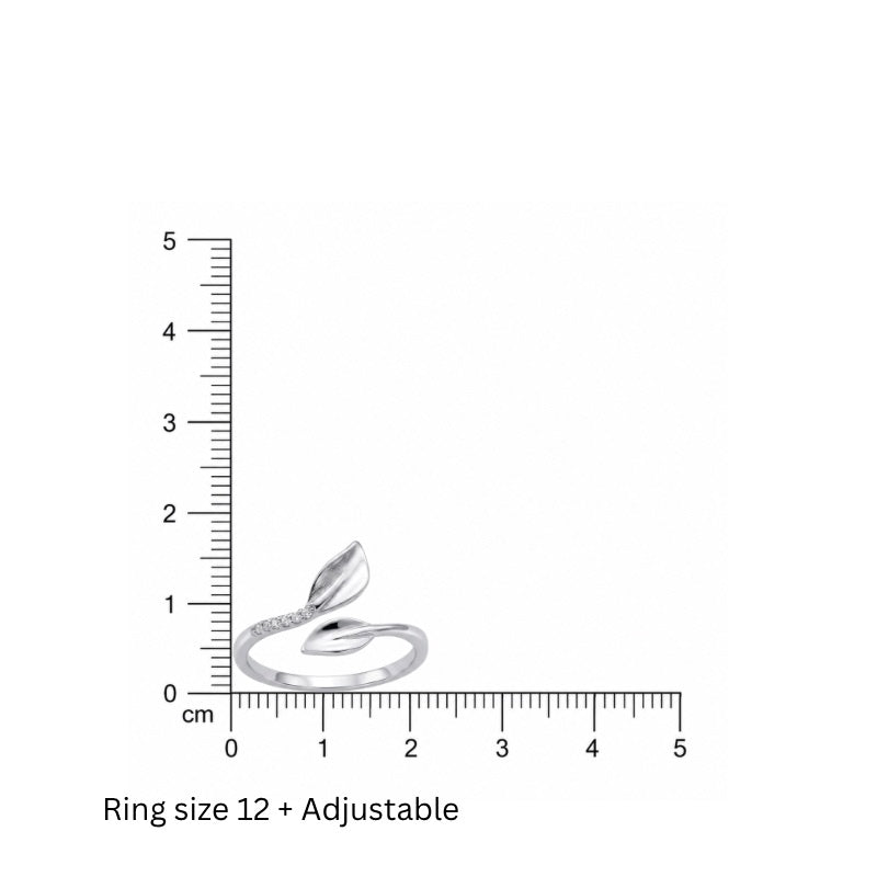 925 Silver Leaf Ring