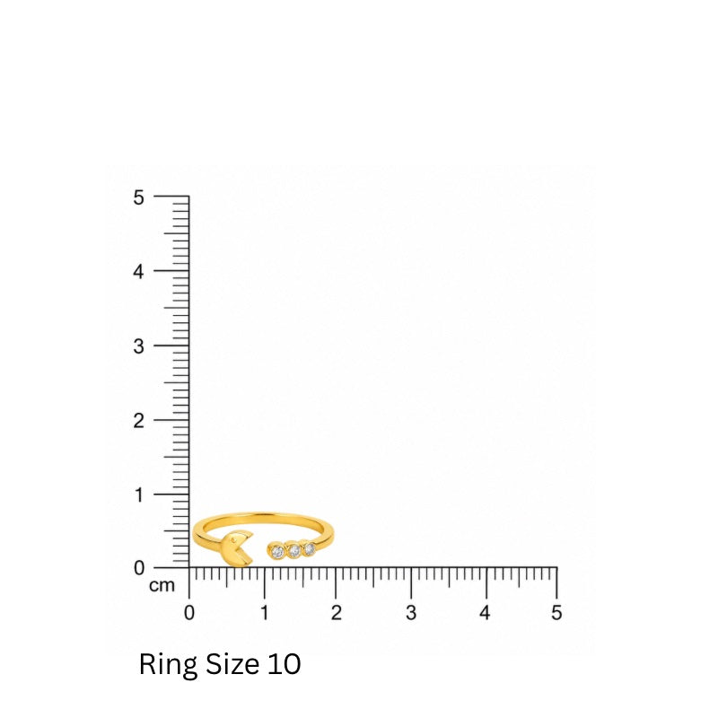 Gold Fish Rings in 925 Sterling Silver