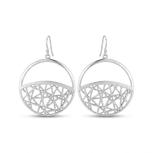 Silver Earrings.