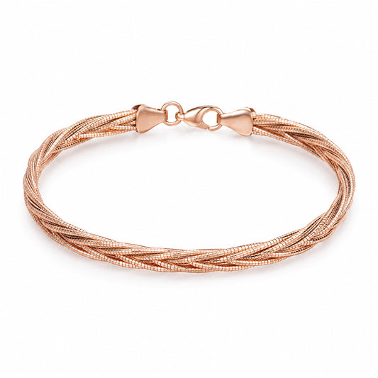 Weaving Rose Gold Bracelet