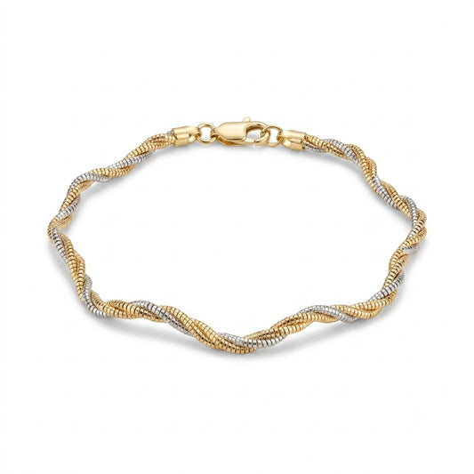Wavy Gold Bracelet