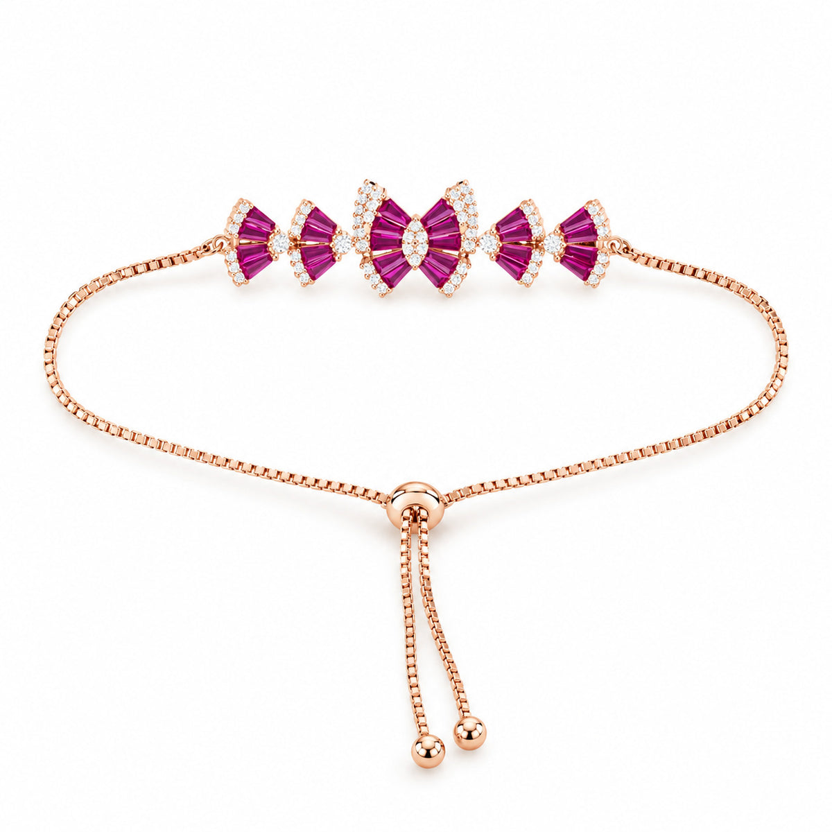 Rose Gold Butterfly  Bracelet
