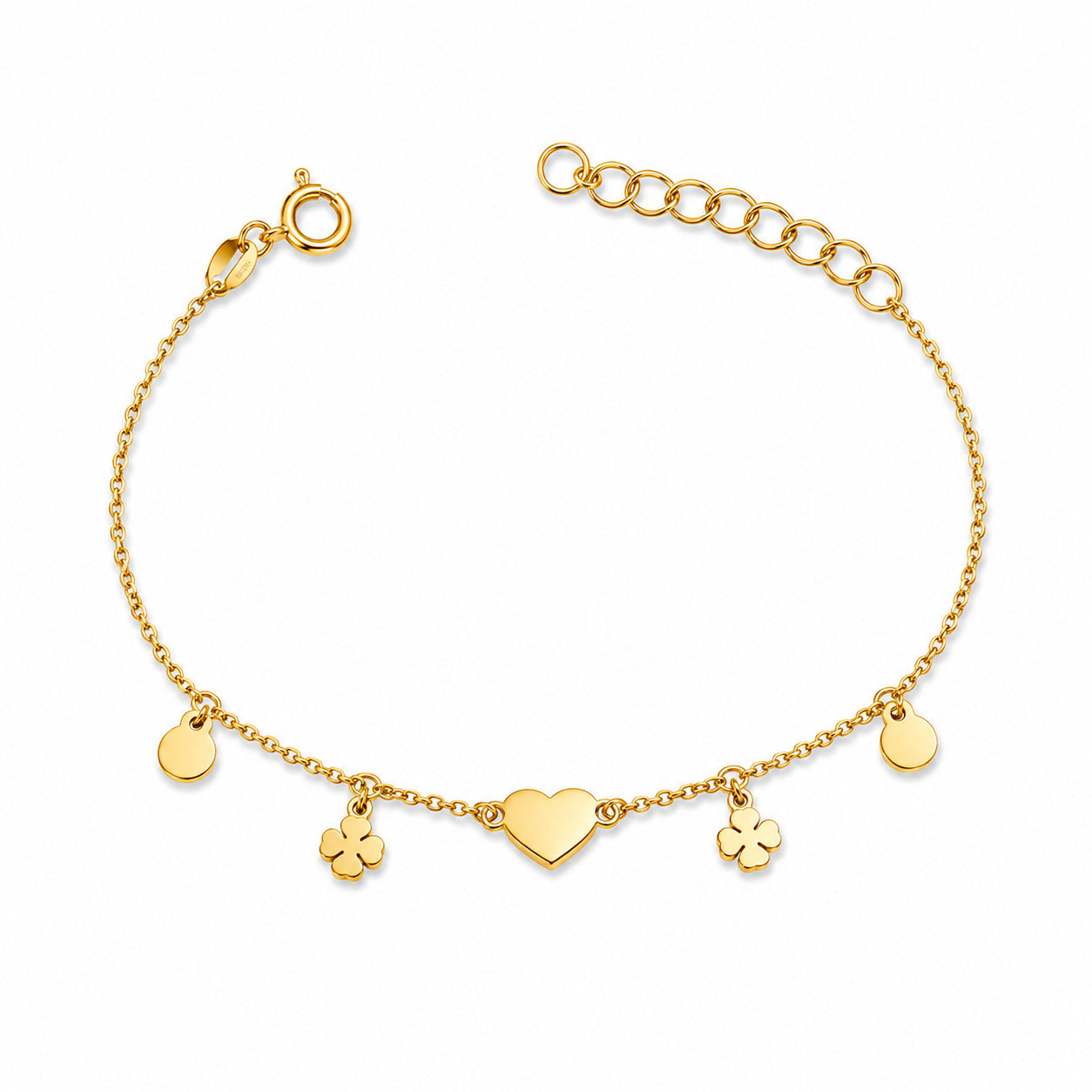 Minimal Gold Heart Bracelet