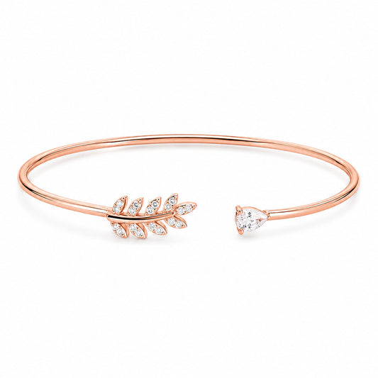 Rose Gold CZ Cuff