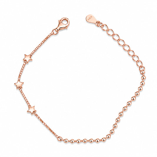 Rose Gold Stars Bracelet