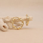 Gold Twisted Hoops