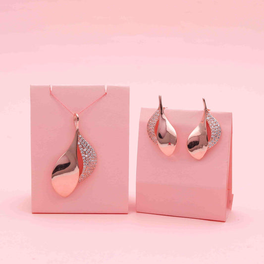 Silver Pendant and Earrings set