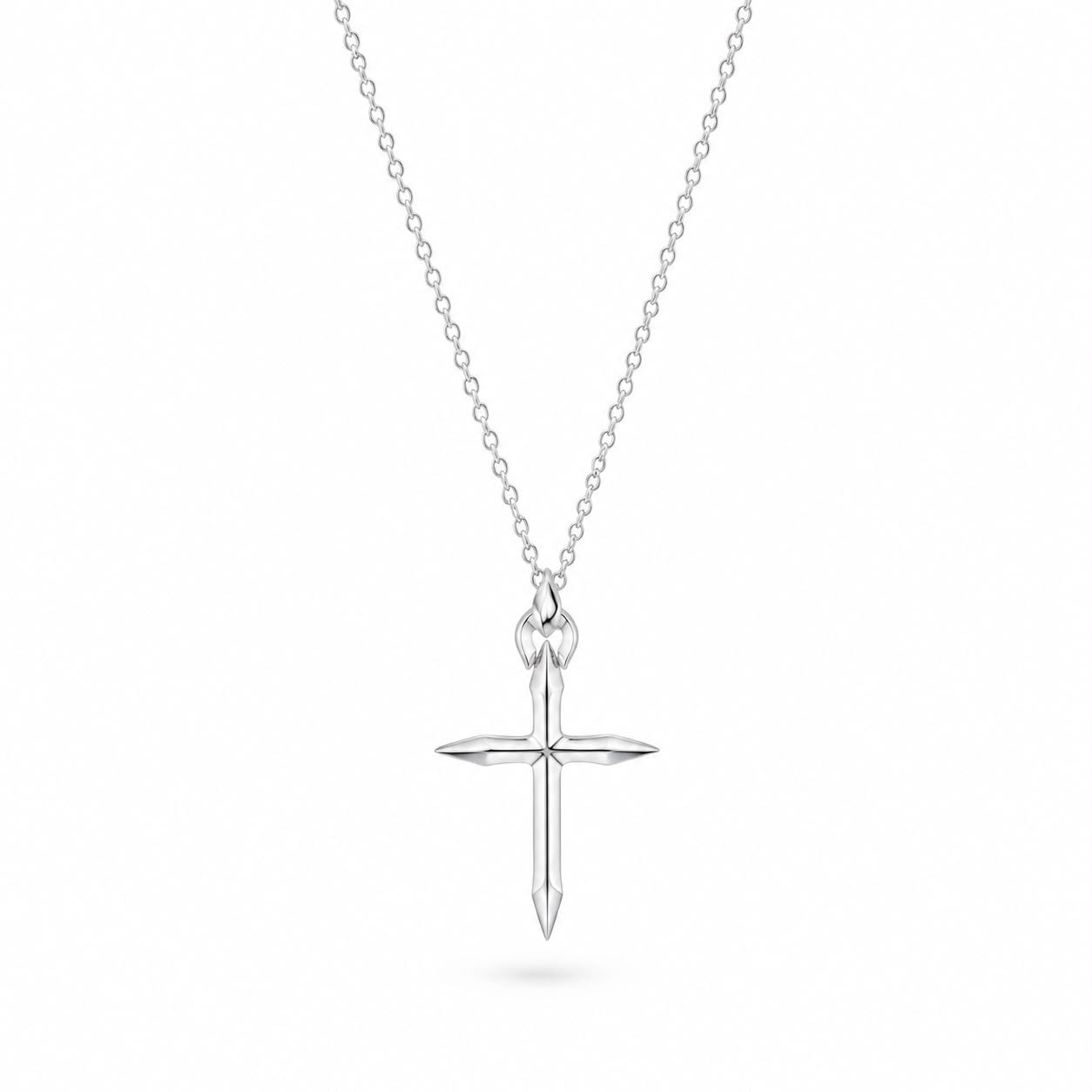 Silver Cross Neck Chain