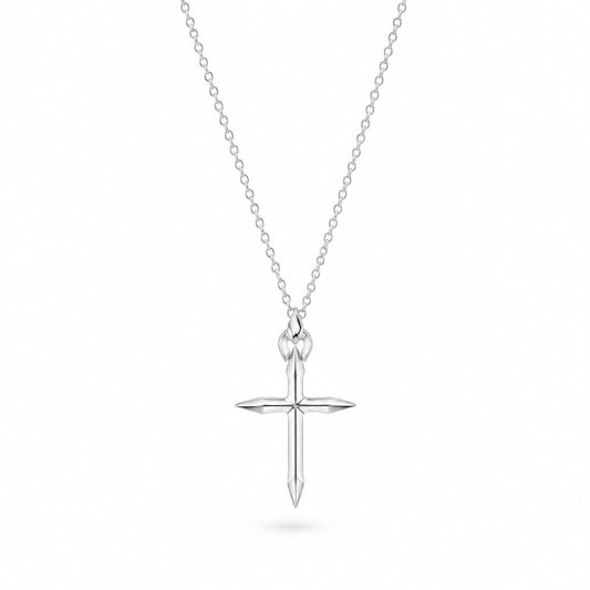 Silver Cross Neck Chain