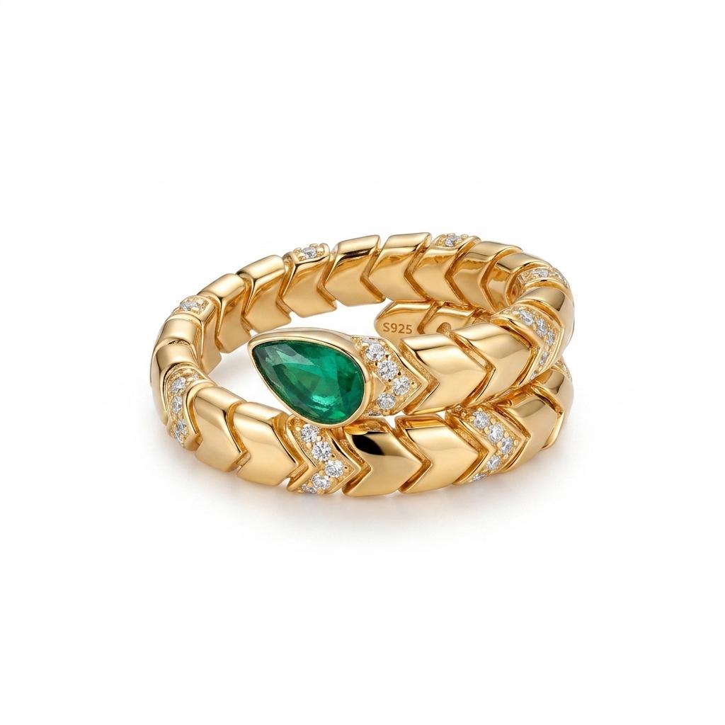 Gold Snake Ring
