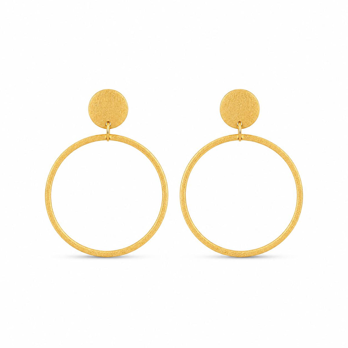 Golden Ring Earrings