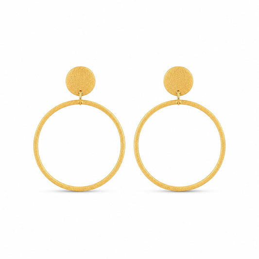 Golden Ring Earrings